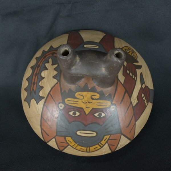Pre Columbian Nazca Ceramic Bottle Ritual Artifact Andean Culture - Imagen 9