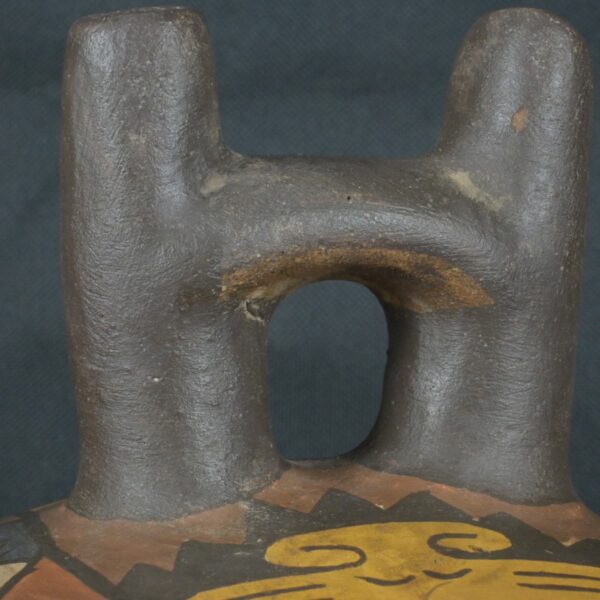 Pre Columbian Nazca Ceramic Bottle Ritual Artifact Andean Culture - Imagen 12