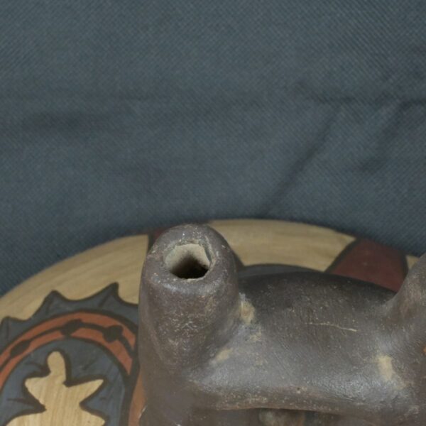 Pre Columbian Nazca Ceramic Bottle Ritual Artifact Andean Culture - Imagen 15