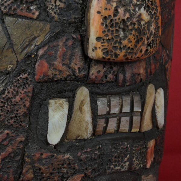 Pre Columbian Moche Wooden Vessel with Shell and Bone Inlays Ritual - Imagen 12
