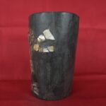 Pre Columbian Moche Wooden Vessel Ritual Artifact with Inlays - Imagen 4