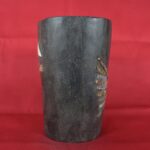 Pre Columbian Moche Wooden Vessel Ritual Artifact with Inlays - Imagen 5