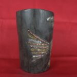 Pre Columbian Moche Wooden Vessel Ritual Artifact with Inlays - Imagen 6
