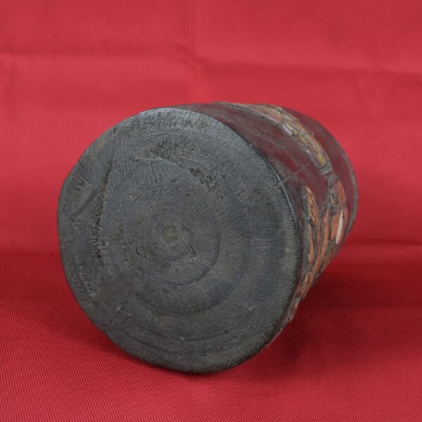 Pre Columbian Moche Wooden Vessel Ritual Artifact with Inlays - Imagen 10