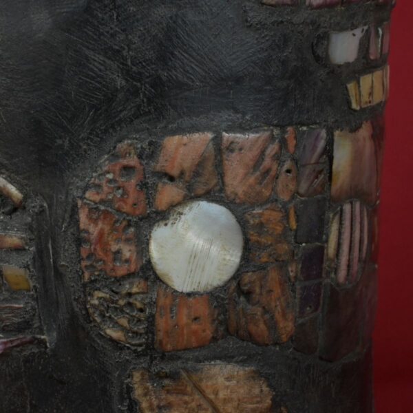Pre Columbian Moche Wooden Vessel Ritual Artifact with Inlays - Imagen 12