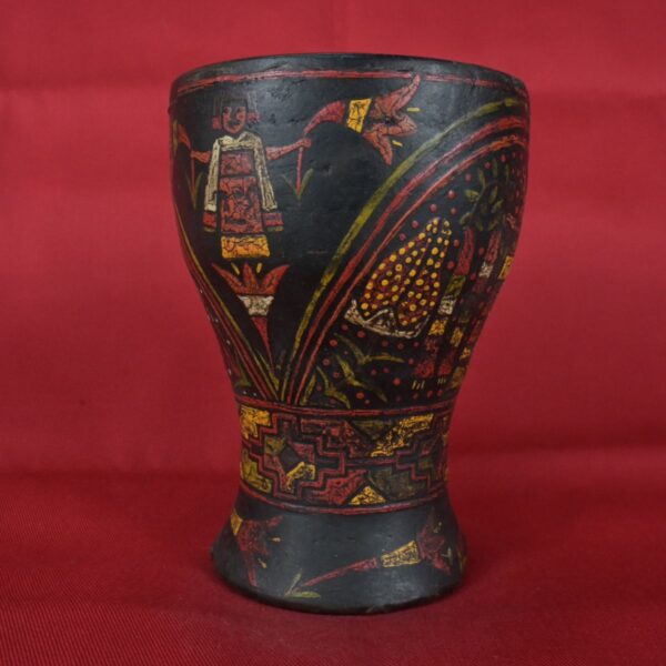 Pre Columbian Inca Pottery Ritual Vessel Sacred Artifact Collectible - Imagen 2
