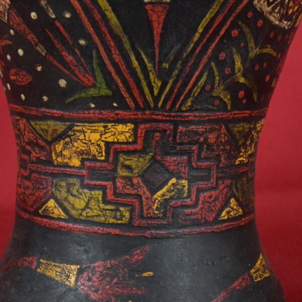 Pre Columbian Inca Pottery Ritual Vessel Sacred Artifact Collectible - Imagen 12