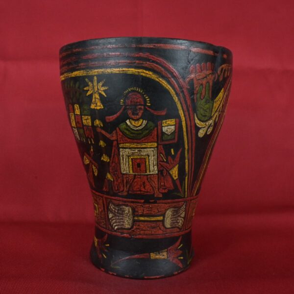 Pre Columbian Inca Pottery Vessel Ritual Artifact Andean Collectible - Imagen 4