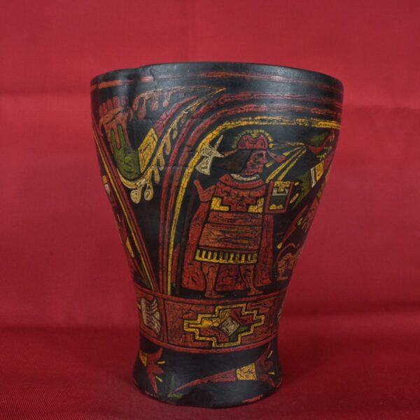 Pre Columbian Inca Pottery Vessel Ritual Artifact Andean Collectible - Imagen 5