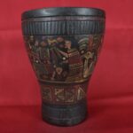 Pre Columbian Inca Ceramic Quero Ritual Vessel Andean Artifact - Imagen 2