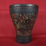Pre Columbian Inca Ceramic Quero Ritual Vessel Andean Artifact - Imagen 3