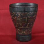 Pre Columbian Inca Ceramic Quero Ritual Vessel Andean Artifact - Imagen 4