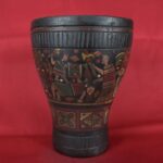 Pre Columbian Inca Ceramic Quero Ritual Vessel Andean Artifact - Imagen 7