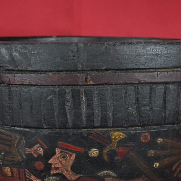 Pre Columbian Inca Ceramic Quero Ritual Vessel Andean Artifact - Imagen 14