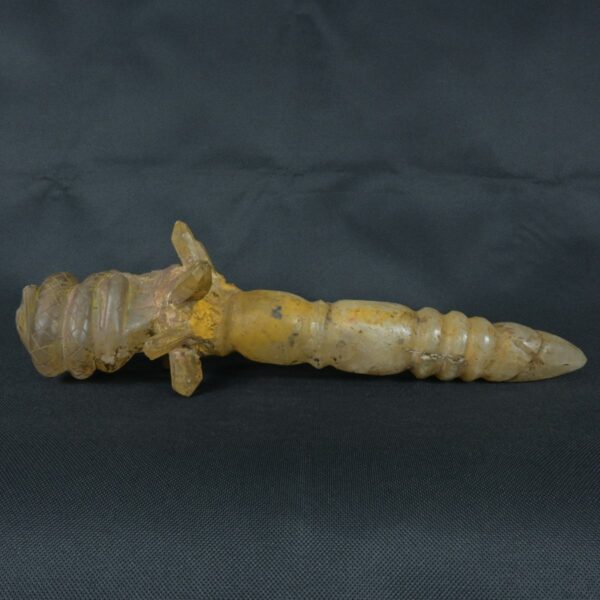 Pre Columbian Inca Quartz Stone Scepter Ceremonial Artifact - Imagen 5