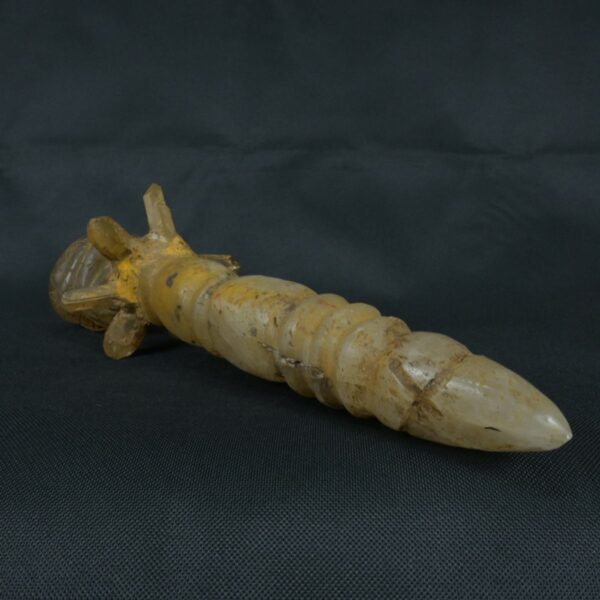 Pre Columbian Inca Quartz Stone Scepter Ceremonial Artifact - Imagen 6