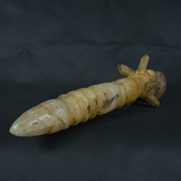Pre Columbian Inca Quartz Stone Scepter Ceremonial Artifact - Imagen 8