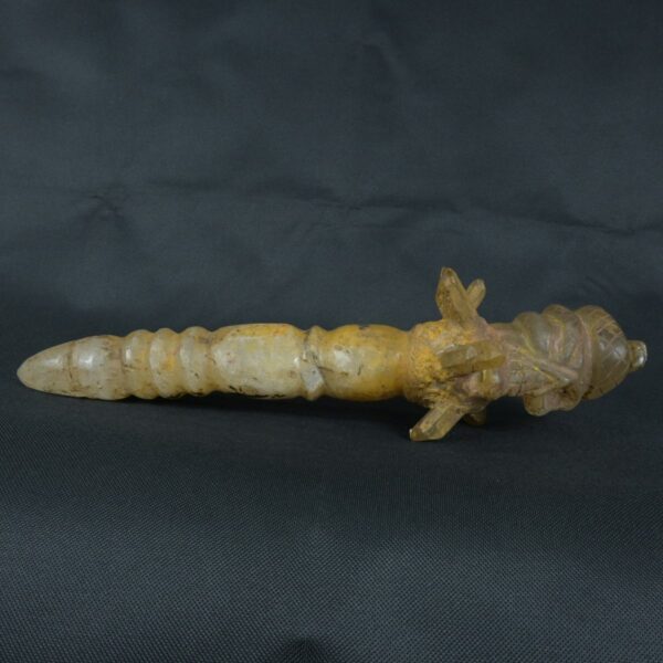 Pre Columbian Inca Quartz Stone Scepter Ceremonial Artifact - Imagen 9