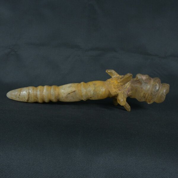 Pre Columbian Inca Quartz Stone Scepter Ceremonial Artifact - Imagen 10