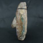 Pre Columbian Chavin Stone Mask Ritual Artifact with Inlays - Imagen 3