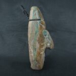 Pre Columbian Chavin Stone Mask Ritual Artifact with Inlays - Imagen 5