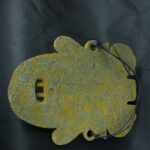 Pre Columbian Chavin Stone Mask Ritual Artifact with Inlays - Imagen 4