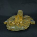 Pre Columbian Chavin Stone Mask Ritual Artifact with Inlays - Imagen 6