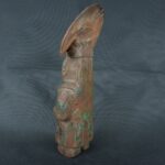 Pre Columbian Moche Turquoise Stone Warrior Ceremonial Artifact Peru - Imagen 4