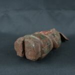 Pre Columbian Moche Turquoise Stone Warrior Ceremonial Artifact Peru - Imagen 10