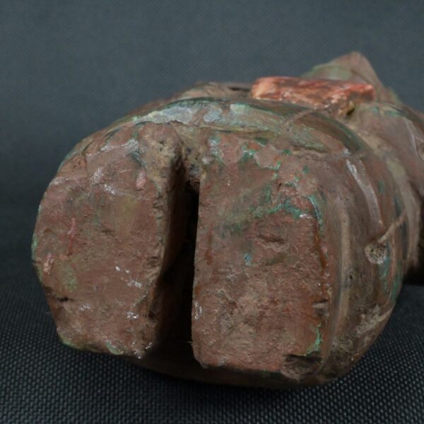 Pre Columbian Moche Turquoise Stone Warrior Ceremonial Artifact Peru - Imagen 11