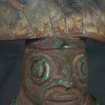 Pre Columbian Moche Turquoise Stone Warrior Ceremonial Artifact Peru - Imagen 13
