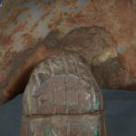 Pre Columbian Moche Turquoise Stone Warrior Ceremonial Artifact Peru - Imagen 15