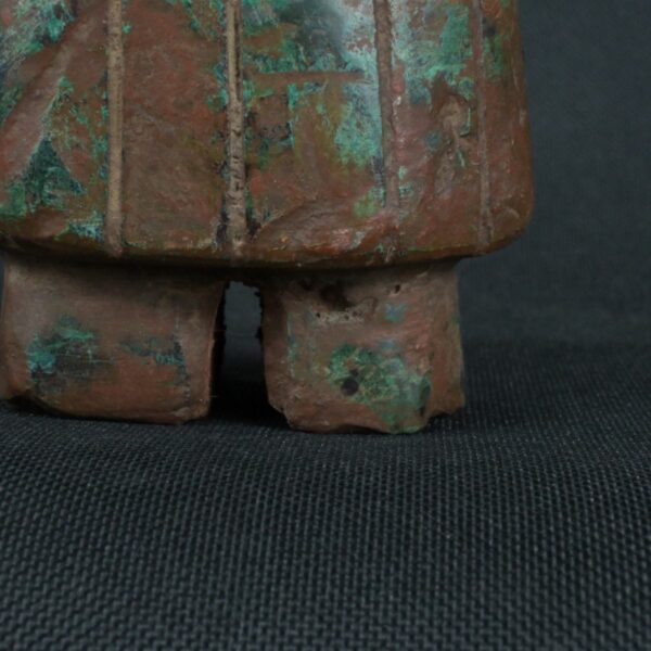 Pre Columbian Moche Turquoise Stone Warrior Ceremonial Artifact Peru - Imagen 16
