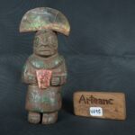 Pre Columbian Moche Turquoise Stone Warrior Ceremonial Artifact Peru - Imagen 18