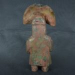 Pre Columbian Moche Turquoise Stone Warrior Ritual Artifact Peru - Imagen 5