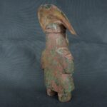 Pre Columbian Moche Turquoise Stone Warrior Ritual Artifact Peru - Imagen 6