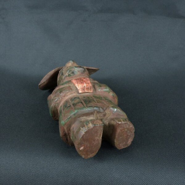 Pre Columbian Moche Turquoise Stone Warrior Ritual Artifact Peru - Imagen 10