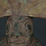 Pre Columbian Moche Turquoise Stone Warrior Ritual Artifact Peru - Imagen 15