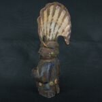 Pre Columbian Moche Sodalite Warrior Figurine Sacred Artifact - Imagen 4
