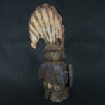 Pre Columbian Moche Sodalite Warrior Figurine Sacred Artifact - Imagen 6