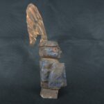 Pre Columbian Moche Sodalite Warrior Figurine Sacred Artifact - Imagen 7