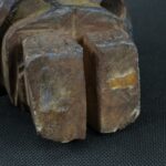 Pre Columbian Moche Sodalite Warrior Figurine Sacred Artifact - Imagen 11