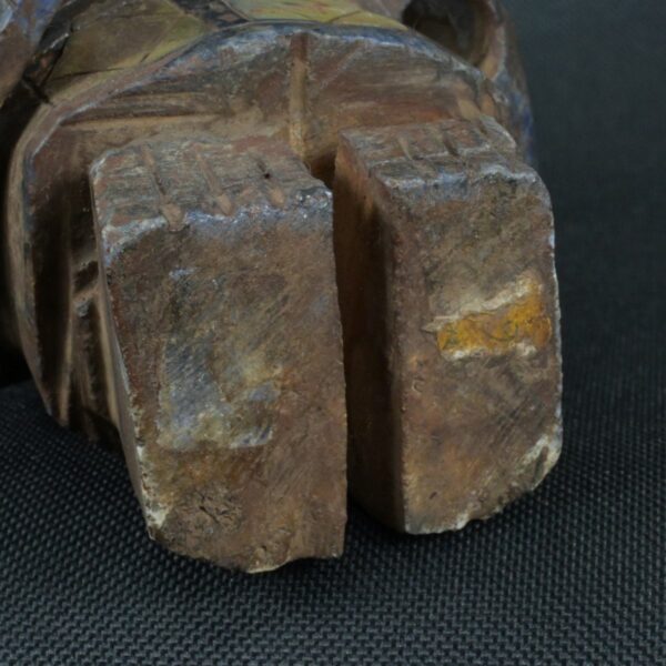 Pre Columbian Moche Sodalite Warrior Figurine Sacred Artifact - Imagen 11
