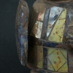 Pre Columbian Moche Sodalite Warrior Figurine Sacred Artifact - Imagen 17