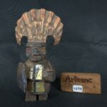 Pre Columbian Moche Sodalite Warrior Figurine Sacred Artifact - Imagen 19
