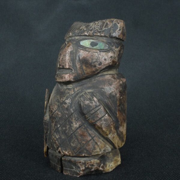 Pre Columbian Inca Rhodochrosite Stone Warrior Ritual Artifact - Imagen 2