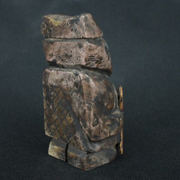 Pre Columbian Inca Rhodochrosite Stone Warrior Ritual Artifact - Imagen 6
