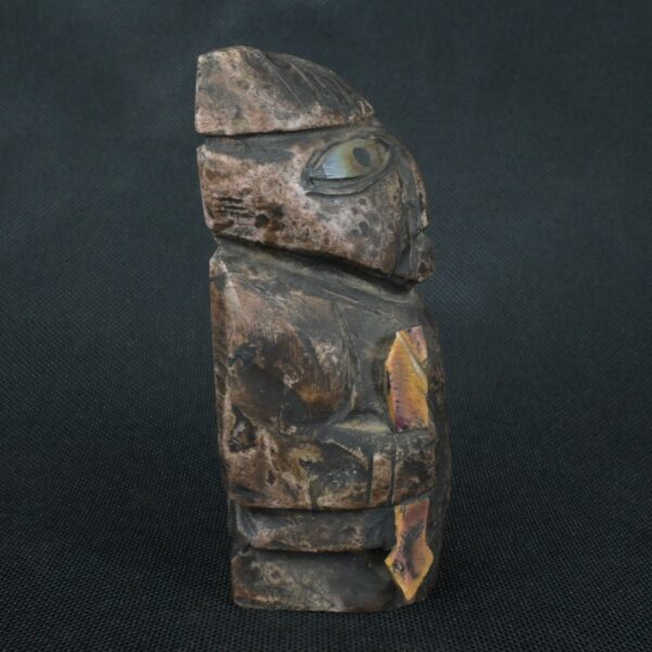 Pre Columbian Inca Rhodochrosite Stone Warrior Ritual Artifact - Imagen 7