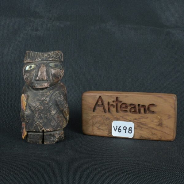 Pre Columbian Inca Rhodochrosite Stone Warrior Ritual Artifact - Imagen 14