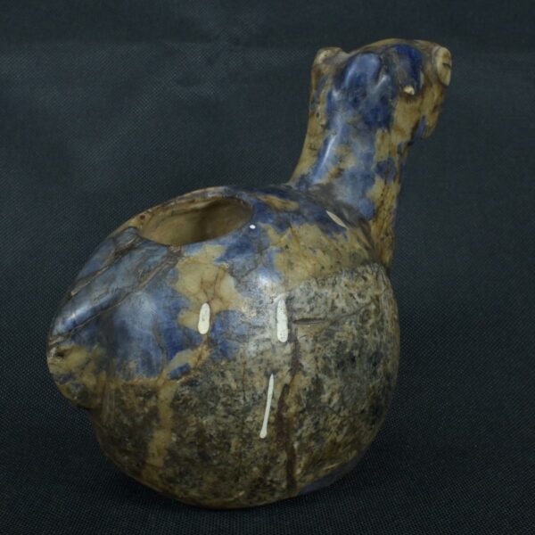 Pre Columbian Inca Sodalite Stone Llama Conopa Ceremonial Artifact - Imagen 4